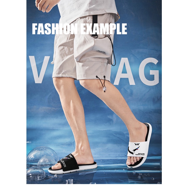 Dép quai ngang unisex Air Gãy thời trang ulzzang hàn quốc siêu Hot TH-85