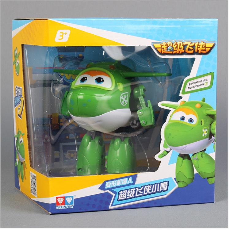 Đồ chơi mô hình Đội bay siêu đẳng super wings Robot biến hình máy bay cỡ to Mira Rái Cá