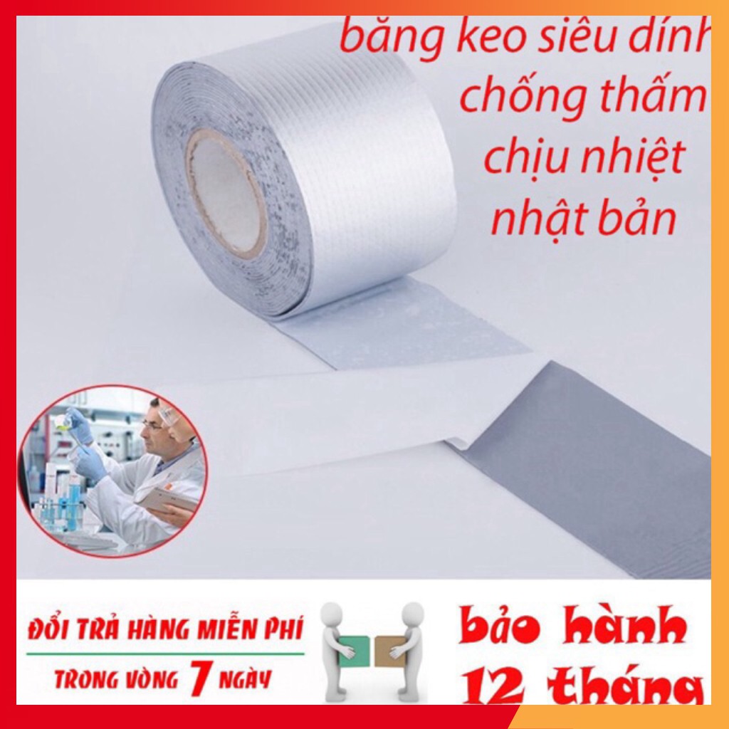 Cuộn dán siêu dính chống thấm nước bản 5cm