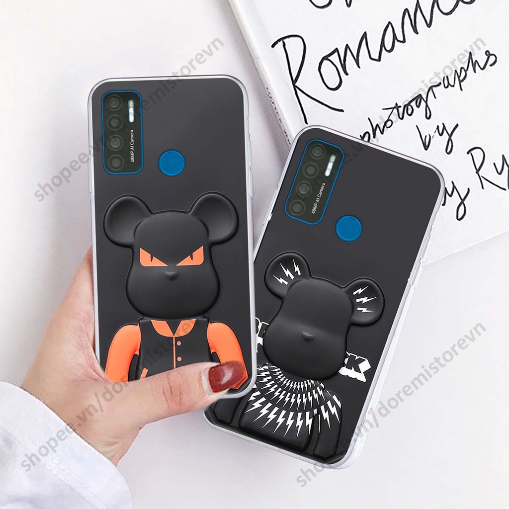 Ốp lưng Vsmart Star 5 / Joy 4 / Live 4 hình kaws, kith, bear brick nổi 3D phong cách độc đáo