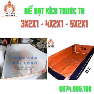 Bể bạt nuôi ốc,cá, lươn, bể bơi trẻ em - 3x2x1, 4x2x1,6x2x0.5- đủ mọi chất liệu bạt