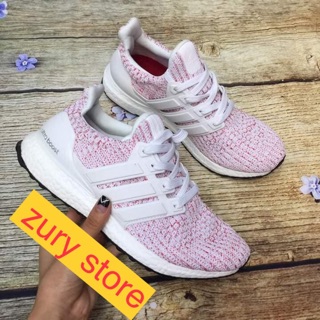 Giày thể thao Sneaker Ultra Boost Trắng Hồng