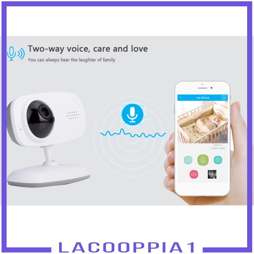 Camera An Ninh Trong Nhà Lapoppia1 Kết Nối Wifi 720p Hd