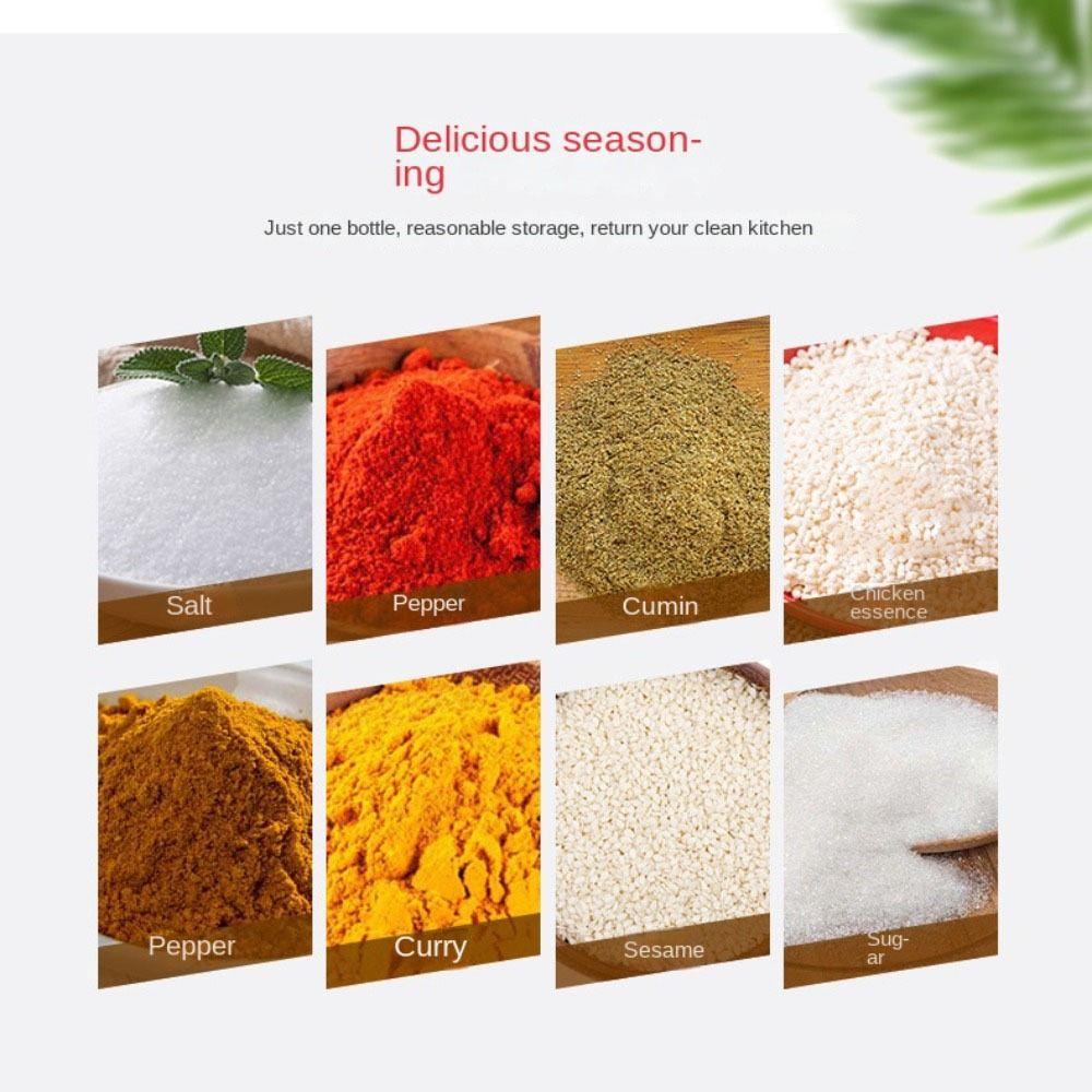 Hộp Đựng Gia Vị Kèm Muỗng Đa Năng Tiện Dụng Cho Nhà Bếp