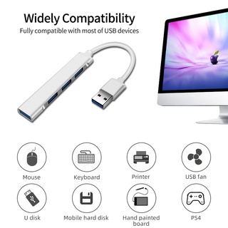 Hub Chia 4 Cổng USB OTG 3.0 2.0 Type C 4 Cổng Cho Macbook