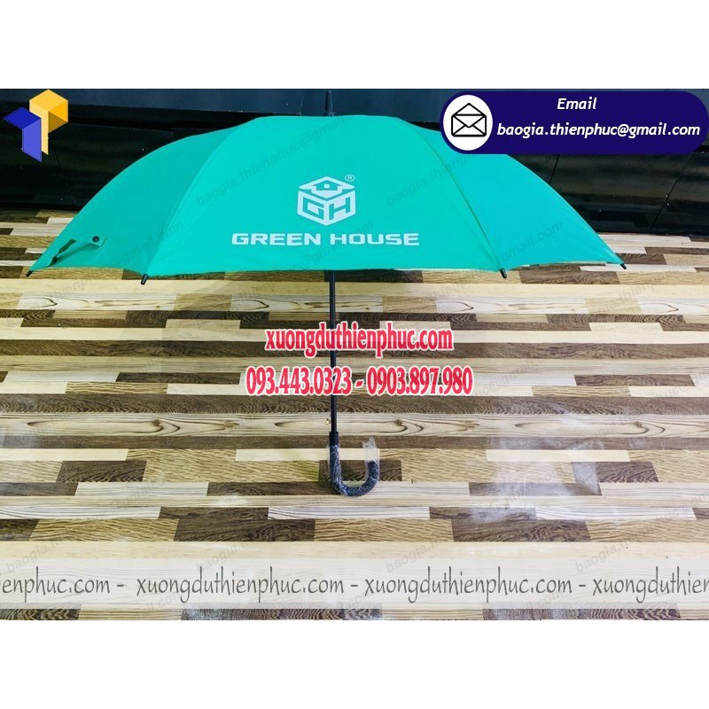 Thiết kế dù quảng cáo che năng in logo giá rẻ theo yêu cầu - xuongduthienphuc.com