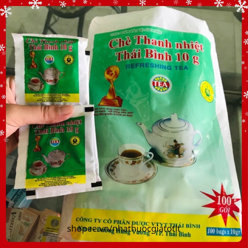 COMBO 10 GÓI TRÀ THANH NHIỆT THÁI BÌNH CHÍNH HÃNG GIÁ TỐT - CHÈ THANH NHIỆT