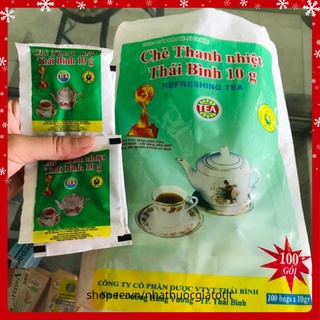 COMBO 10 GÓI TRÀ THANH NHIỆT THÁI BÌNH CHÍNH HÃNG GIÁ TỐT - CHÈ THANH NHIỆT