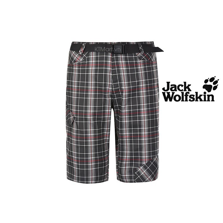 Quần Short Jack Wolfskin Men's Outdoor Summer Plaid Shorts 5004481 Jack Wolfskin size 35, 36, 37
