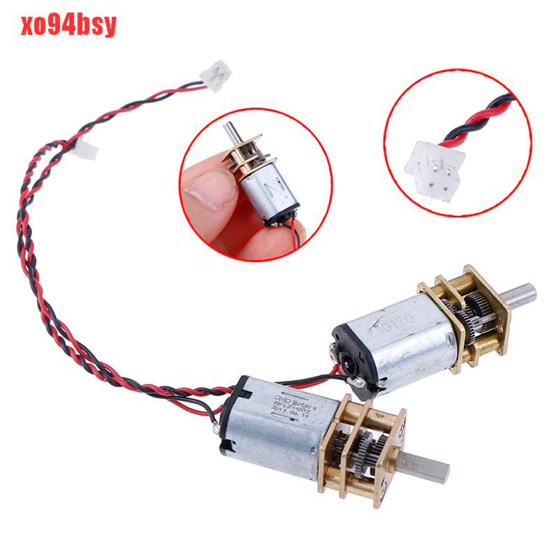 [xo94bsy]DC 3V-6V 5V 55rpm reduction gearbox slow speed micro n20 full metal gear motor