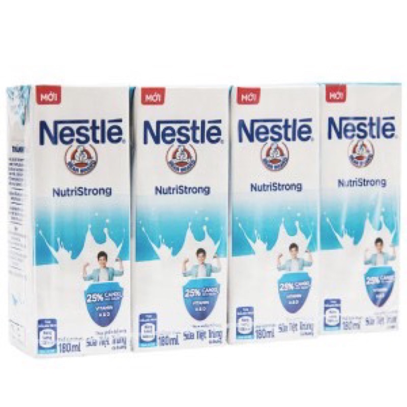 thùng 48 hộp sữa tiệc trùng có đường nétle Nutristrong 180ml