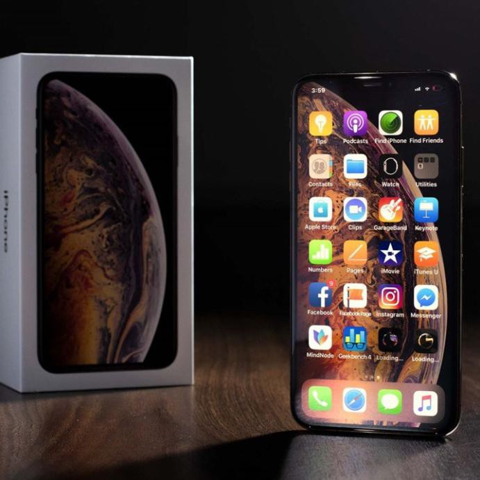 Điện thoại iPhone XS Max Lock 64GB 99% giá rẻ tặng sim ghép bảo hành 12 tháng LỖI LÀ ĐÔI tại Fan Táo