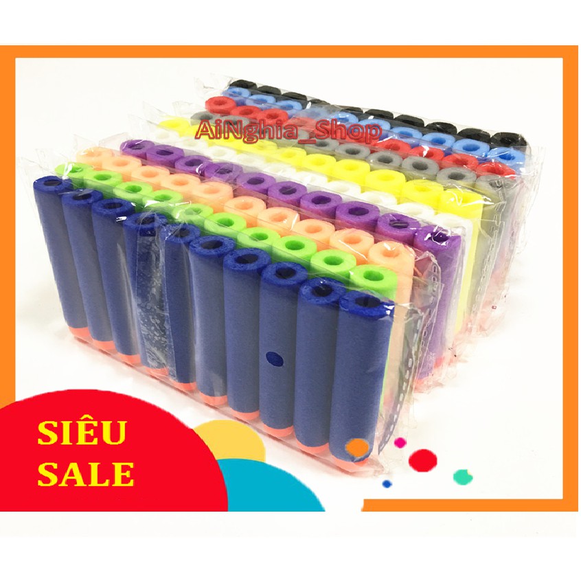 Set 100 cái que xốp mềm nhiều màu dùng cho đồ chơi trẻ em