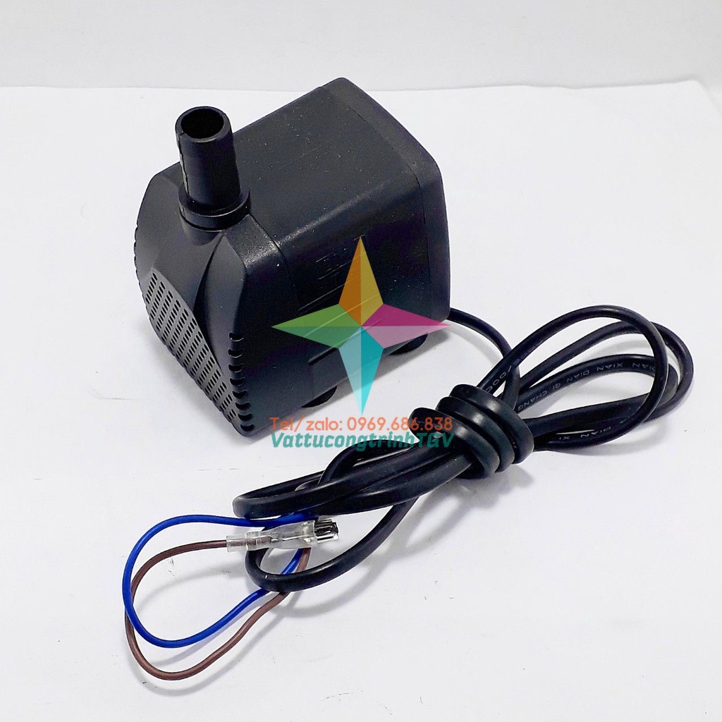 Bơm chìm mini hút ngang 220v-16W Model DYH-16 cho bể cá, quạt hơi nước