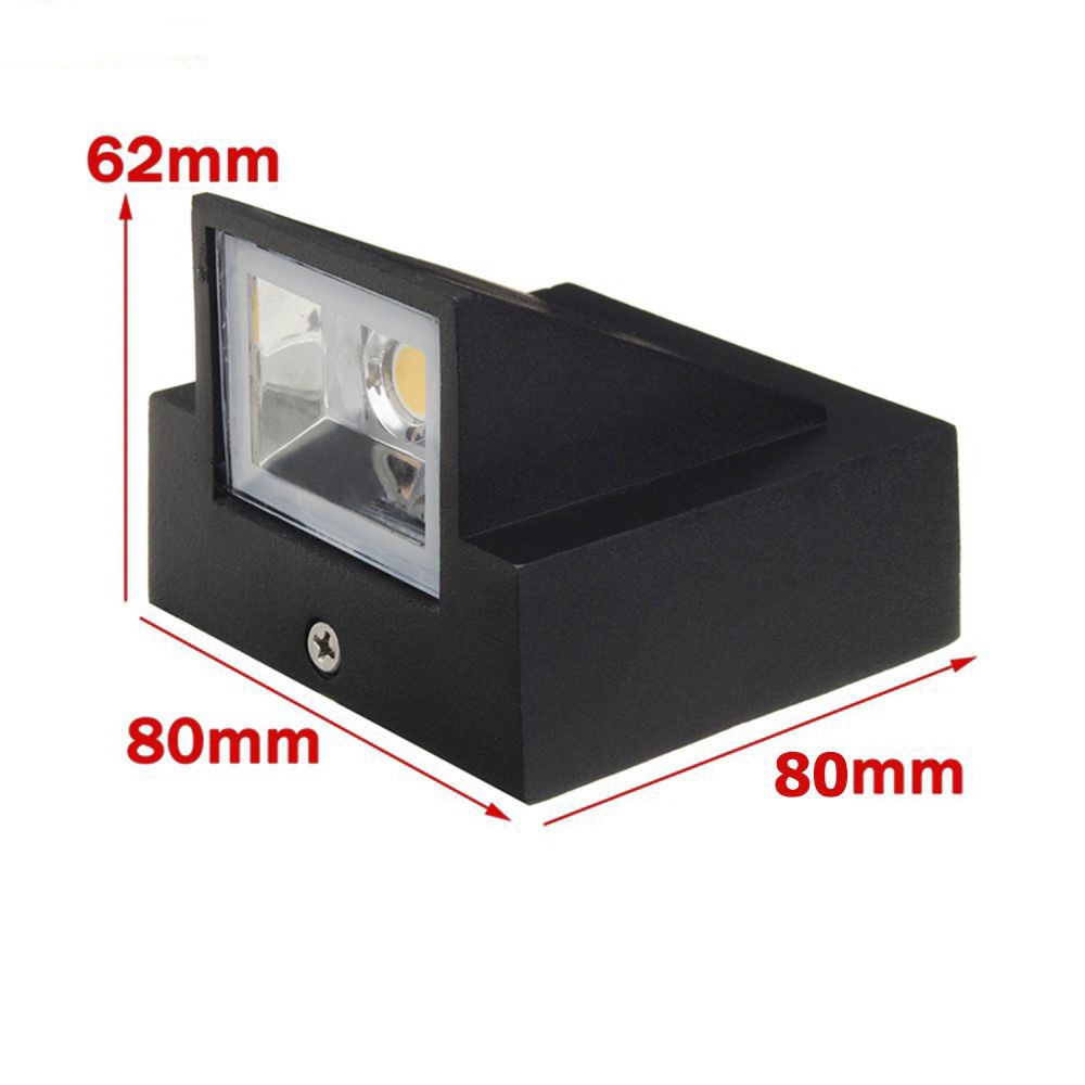 Đèn vách Led trang trí treo tường gắn tường ngoài trời VNT2220/1 ánh sáng vàng