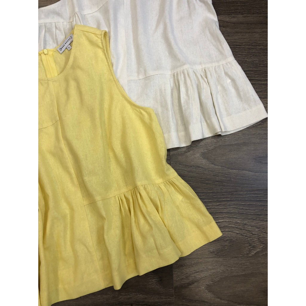 Áo Warehouse Linen Babydoll Không Tay | BigBuy360 - bigbuy360.vn