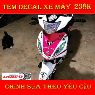 Tem Trùm Dán Xe Exciter 2010 Trắng