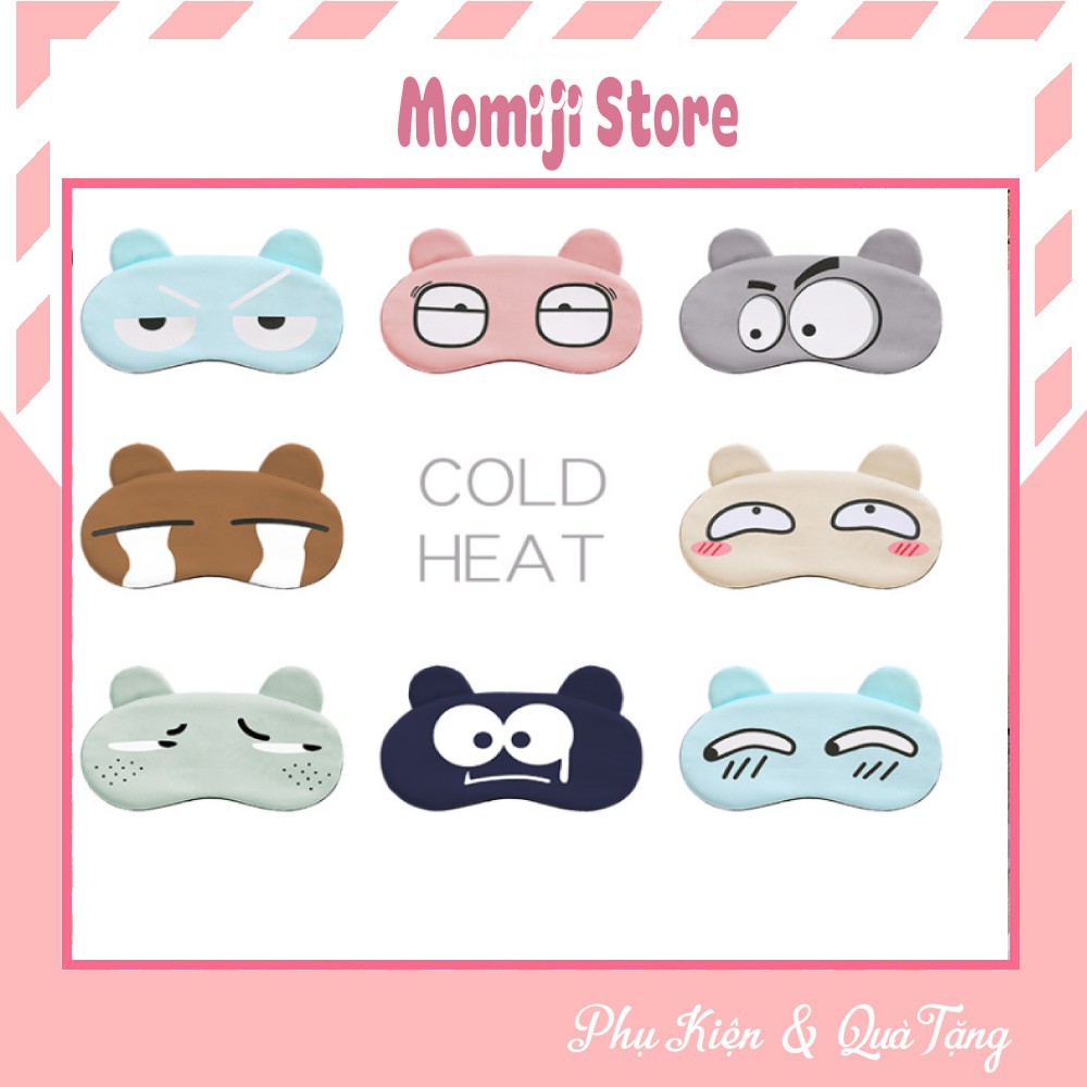 Bịt Mắt Che Mắt Ngủ Có Túi Gel Massage