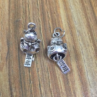 Charm đeo vòng tay mèo thần tài may mắn