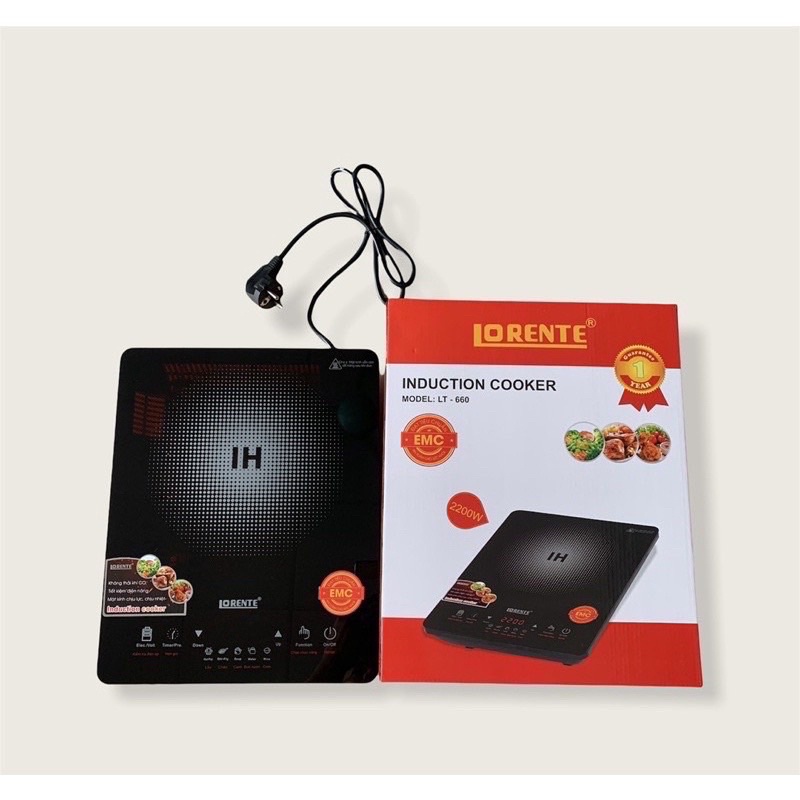 Bếp điện từ cảm ứng-Lorente Model:LT-660 Hàng Chính Hãng( Bảo Hành 12 Tháng)