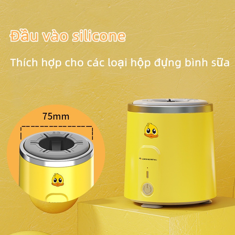 Máy lắc sữa tự động cho bé, Máy lắc bình sữa, Sạc qua USB