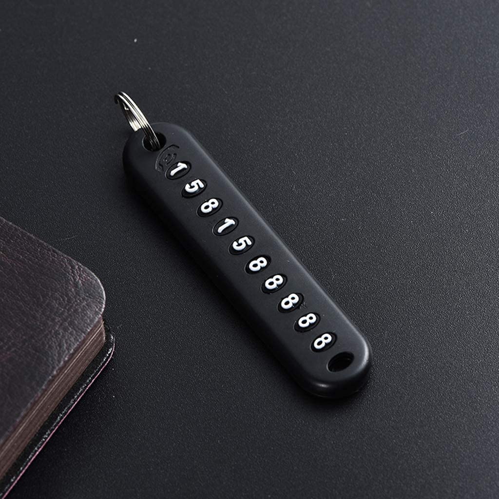 Thẻ Số Điện Thoại Treo Móc Chìa Khóa Xe Mini