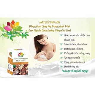 Bột ngũ cốc lợi sữa minmin