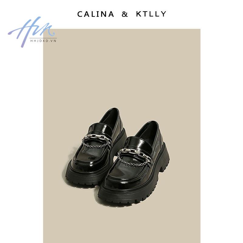 Giày Lười Da Phong Cách Retro Nhật Bản 2022 Hợp Mùa Xuân Thu Cho Nữ