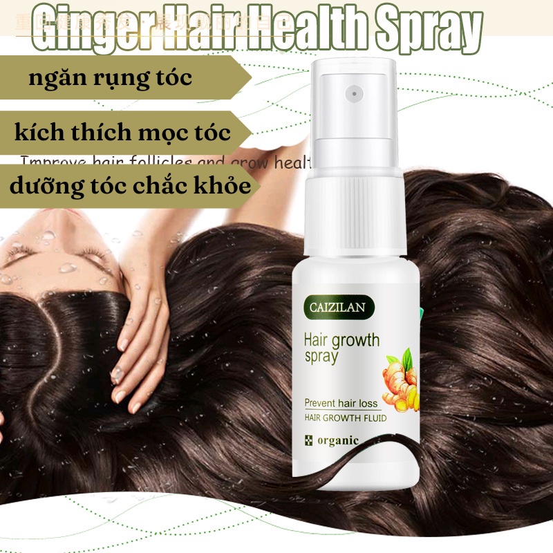 Xịt Tóc Tinh Dầu Gừng   Nội Địa Trung Kích Thích Mọc Tóc, Nuôi Tóc Khỏe, Bóng Mượt