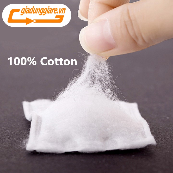 ( Túi 222 miếng ) Bông tẩy trang COTTON PADS LAMEILA 100% cotton 3 lớp dùng 2 mặt - giadunggiare.vn