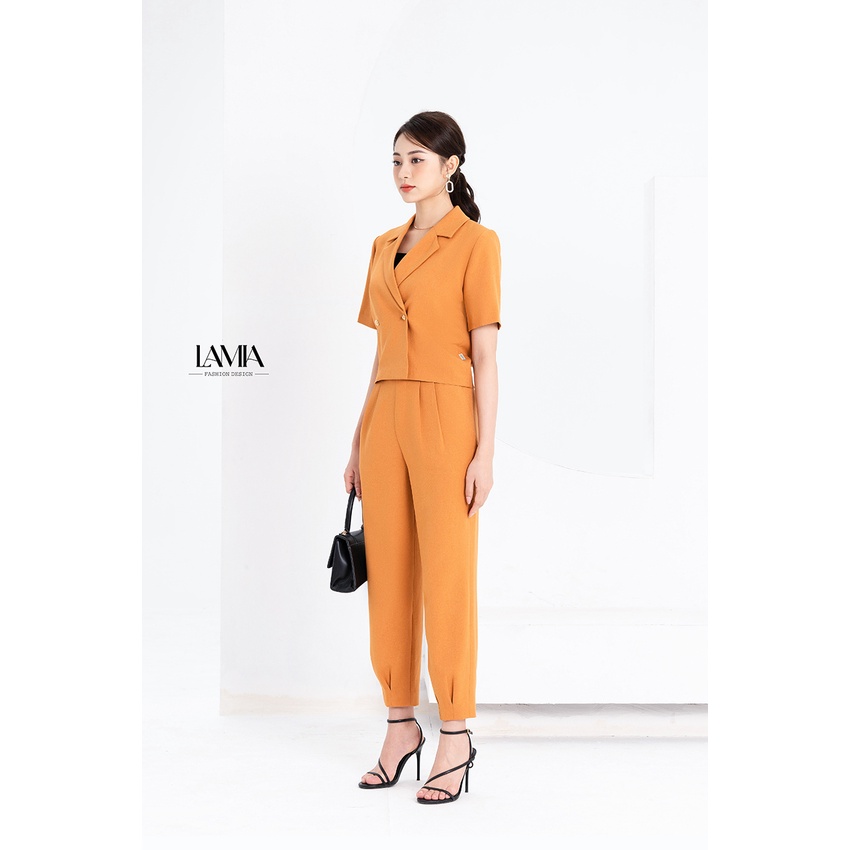 Áo vest nữ hè Lamia Design LUXE014 màu cam cháy