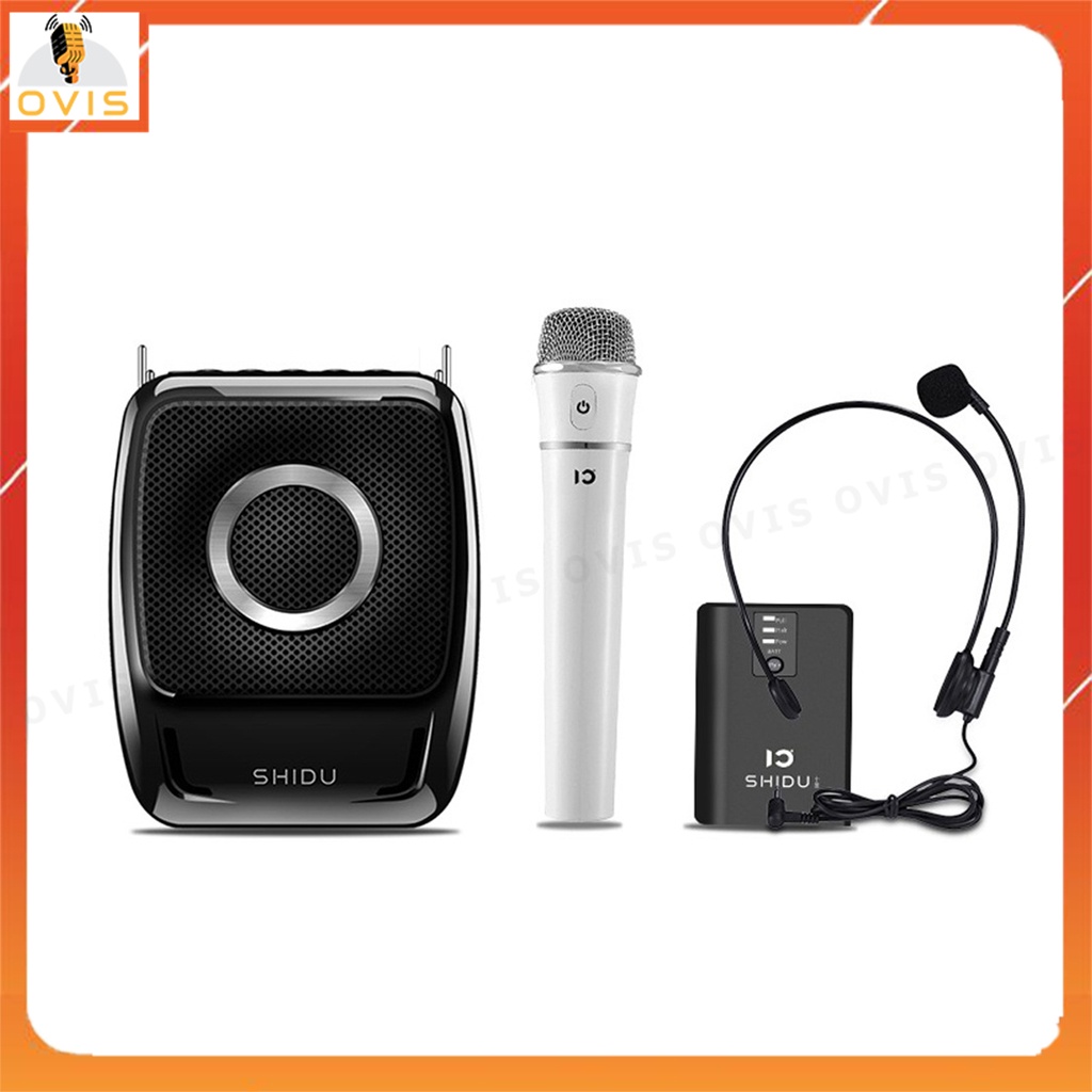 Shidu SD-S92 - Máy Trợ Giảng Không Dây UHF, Buletooth 4.1, Công Suất 25W