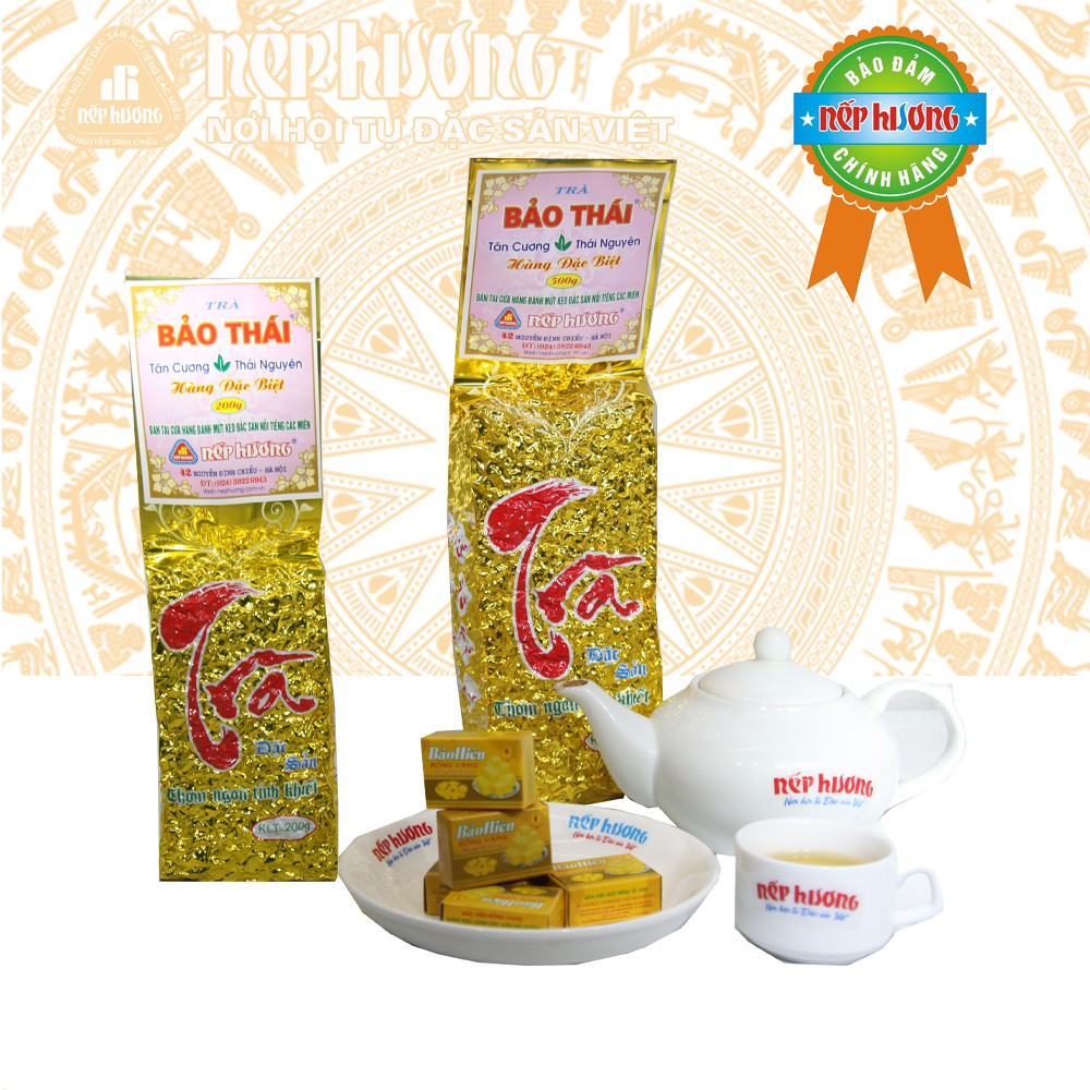 Trà Bảo Thái 200g – 500g – Đặc sản Thái Nguyên  ❤ Lời đầu tiên Shop Nếp Hương xin chân thành cảm ơn Quý khách hàng đã qu