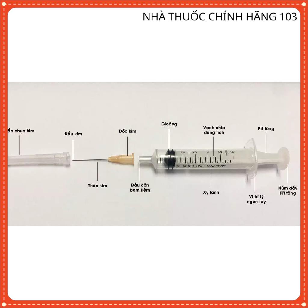 Bơm tiêm - Xilanh sử dụng một lần được khử trùng, chống gỉ 1ml, 3ml, 5ml, 10ml