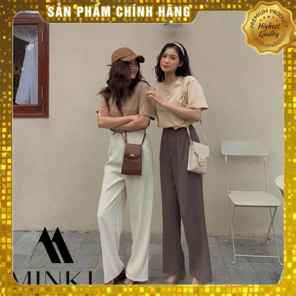 [MÃ XIA FREEHIP] SET ÁO THUN VÀ QUẦN SUÔNG - CHẤT LIỆU KAKI COTTON CAO CẤP - MÀU NÂU-NUDE- [THIẾT KẾ] | BigBuy360 - bigbuy360.vn