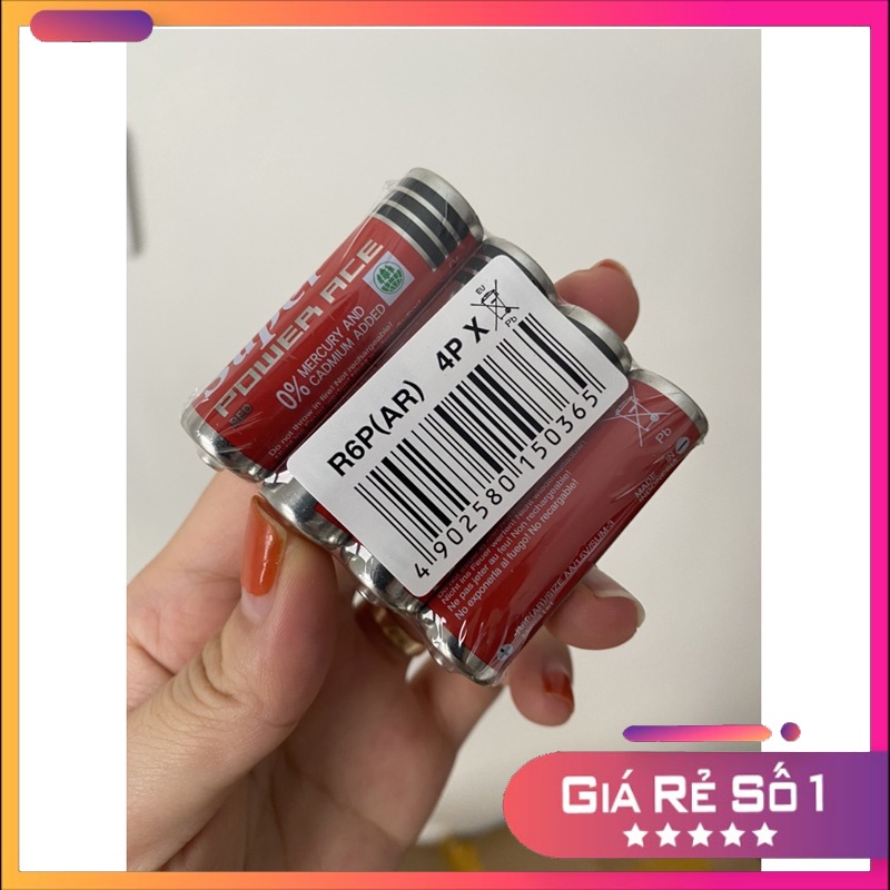 Pin tiểu Maxell AA loại 1,5V dùng cho đồ chơi, vỉ 4 viên