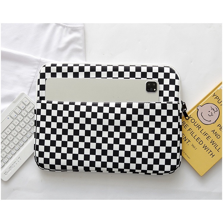 Túi đựng Laptop kích thước 13.3 13 12 11 10.5 10.2 inch phong cách Hàn Quốc dễ thương xinh xắn mạng tinh thể Không gian