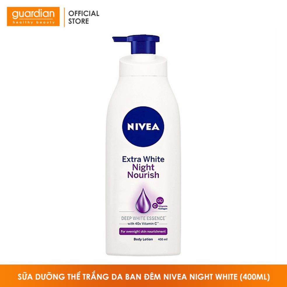 Sữa dưỡng thể trắng da ban đêm Nivea Night White (400ml)
