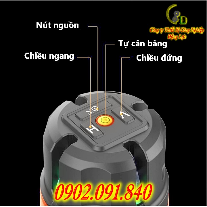 Máy bắn cốt cân mực SIÊU SÁNG máy cân bằng Laser ( laze ) 5 tia xanh nhìn rõ ngoài trời