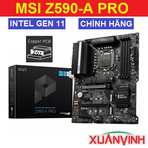 Bo Mạch Chủ MSI Z590-A PRO Z590 PRO WIFI New 100% Chính Hãng | WebRaoVat - webraovat.net.vn