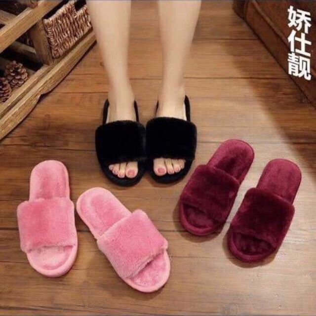 DÉP LÔNG ĐI TRONG NHÀ MỘT MÀU SANG CHẢNH