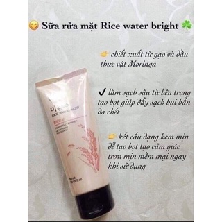 sữa rửa mặt gạo Hàn Quốc chính hãng