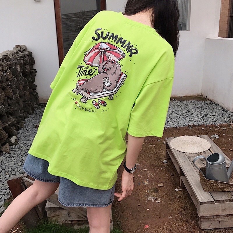 Áo Thun Unisex SUMMER Tay Lỡ Form Rộng G459