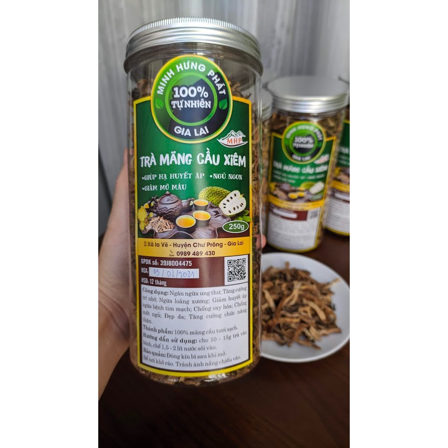 Trà Mãng Cầu Xiêm Minh Hưng Phát - 100% từ Tự Nhiên 250g