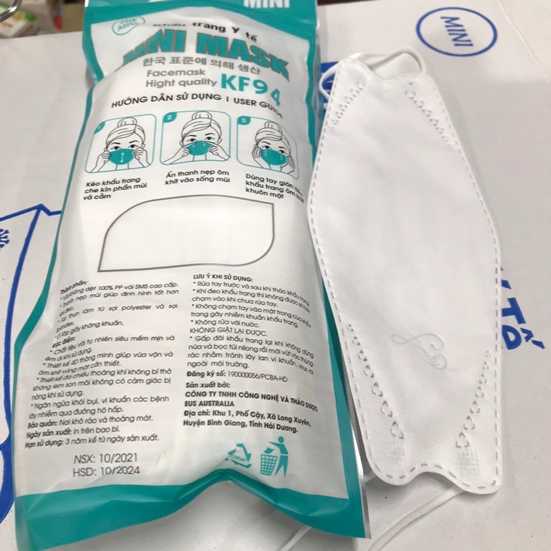 khẩu trang y tế F94 MINI MASK
