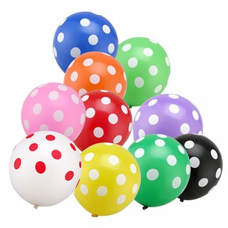 Sỉ bịch 100 bóng bay chấm bi 30cm