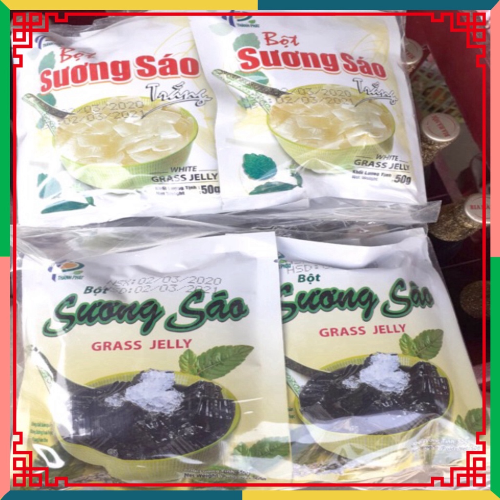 (HOT LIKE) Bột Thạch Sương Sáo Đen/ Trắng 50g