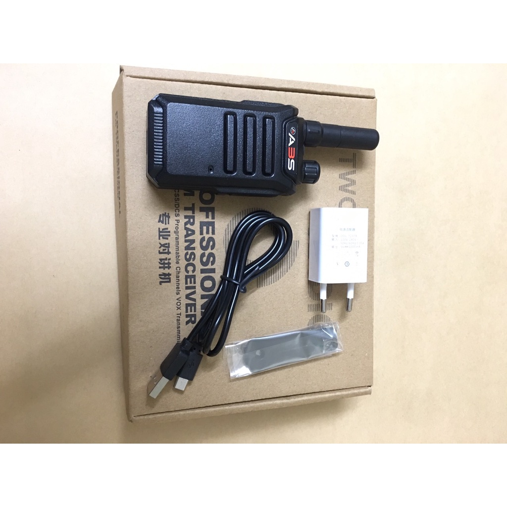 Bộ 5 Chiếc Bộ đàm siêu nhỏ chất lượng khủng ABS GP600 (Sạc USB, Pin 5C tiện dụng)