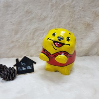 Heo đất handmade - gấu Pooh