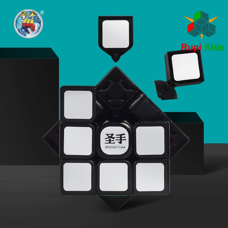 Rubik ❤️3x3❤️ viền đen - Sengso S Sticker